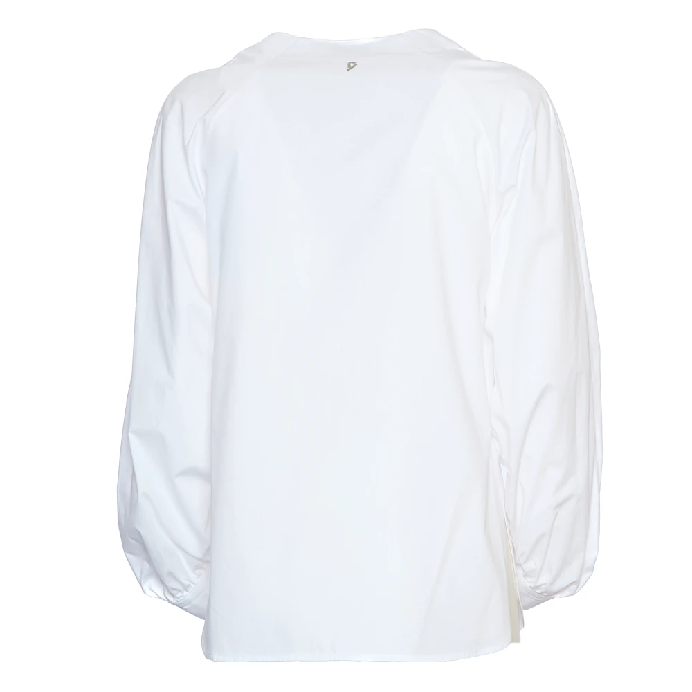 Dondup Wit Elegant Shirt voor Vrouwen White Dames