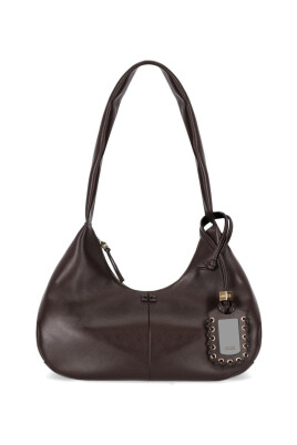 chocolate-brown-leather-shoulder-bag
