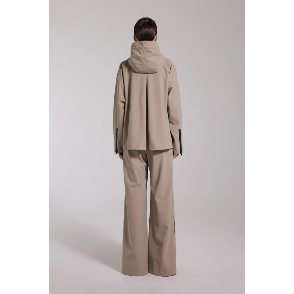 Stutterheim Matte Rits Regenjas Beige Dames