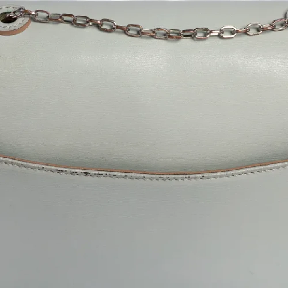 Armani Pre-owned Leather shoulder-bags Gray Dames