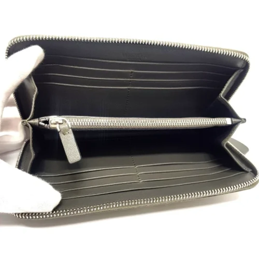 Valentino Vintage Pre-owned Canvas wallets Brown Dames