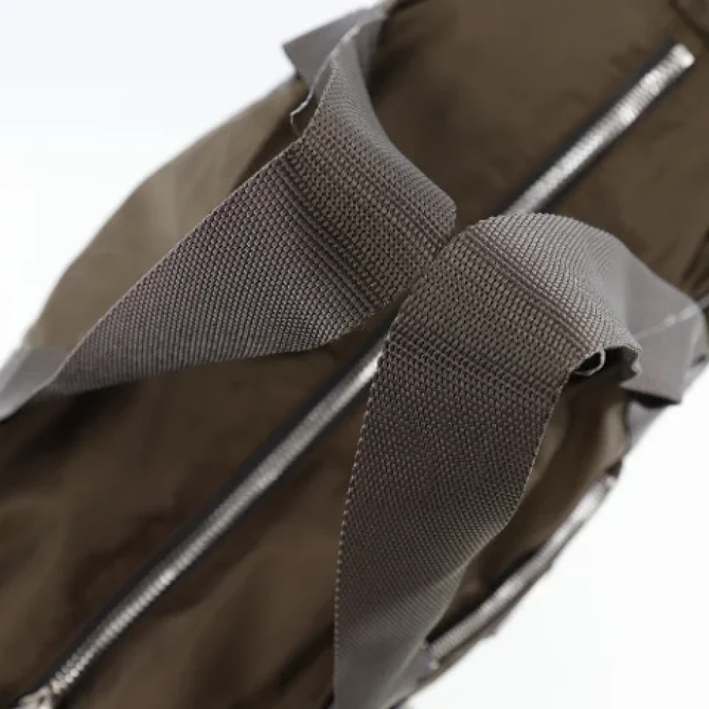Prada Vintage Pre-owned Fabric prada-bags Beige Dames
