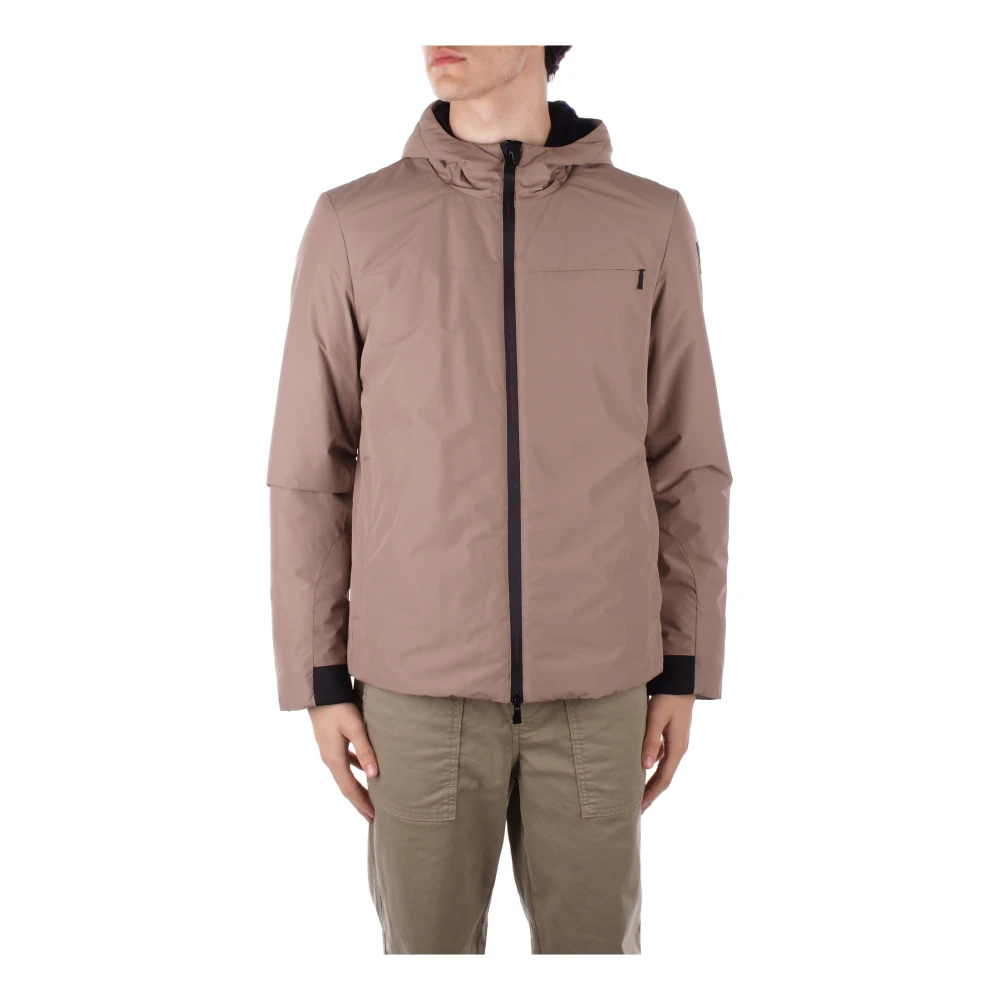 Suns Grijze hoodie met ritssluiting zakken Brown Heren