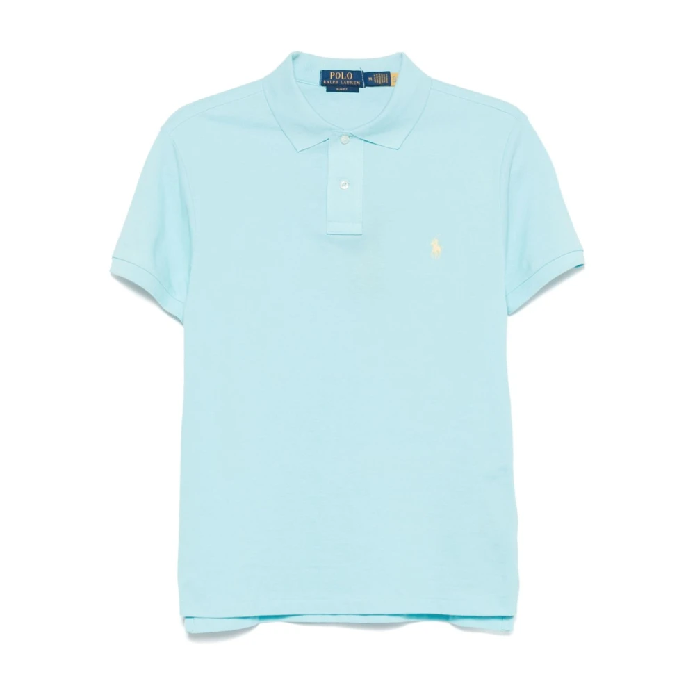 Polo Ralph Lauren Heldere Blauwe T-shirts en Polos Blue Heren