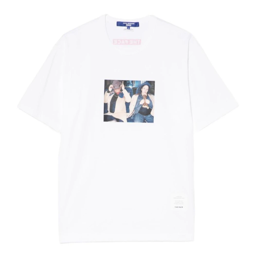 Junya Watanabe White Graphic-Print T-Shirt - Male - T-Shirts - L - Tops