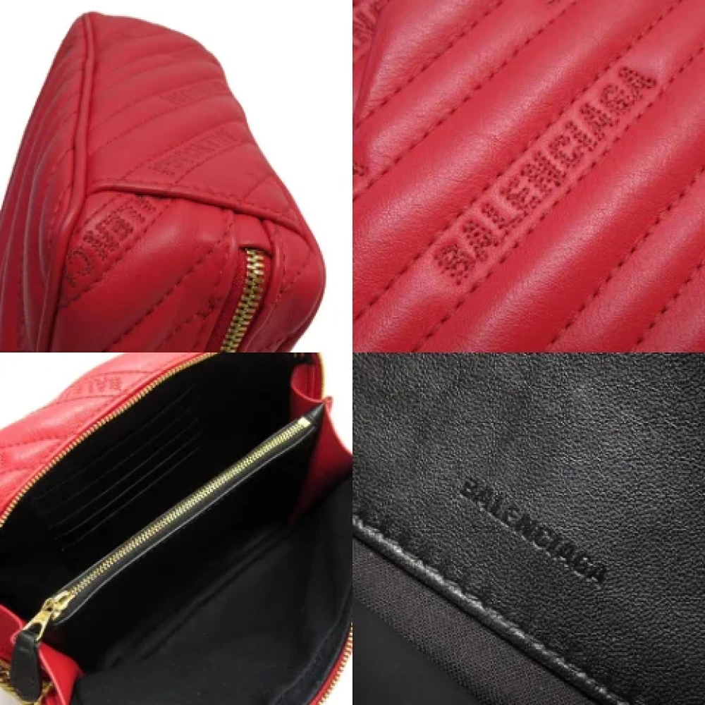 Balenciaga Vintage Pre-owned Leather balenciaga-bags Red Dames