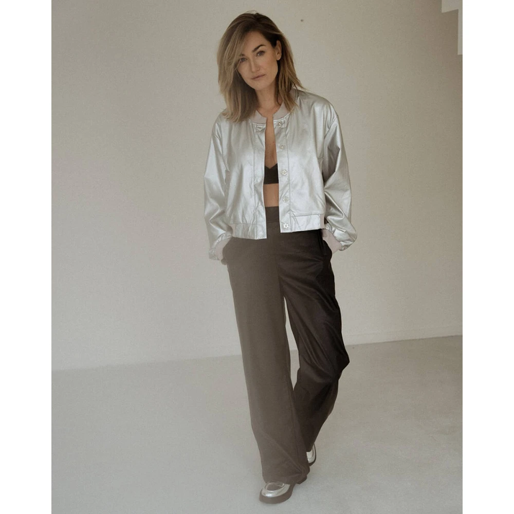 Aimée the Label RioC Jas Stijlvolle Jasjes Collectie Gray Dames