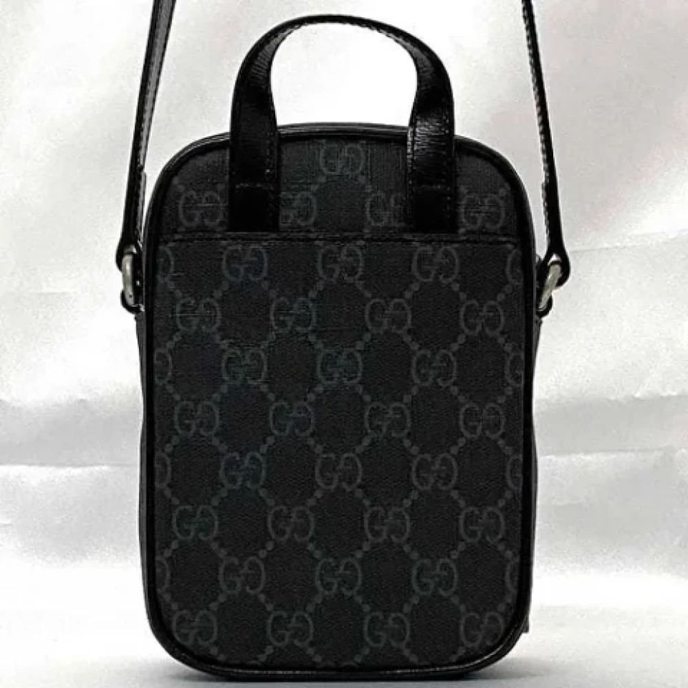Gucci Vintage Pre-owned Leather gucci-bags Black Dames