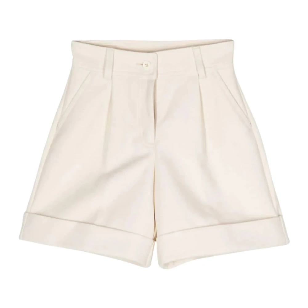 Moncler Sand Kids Shorts med Midjeband Beige, Flicka