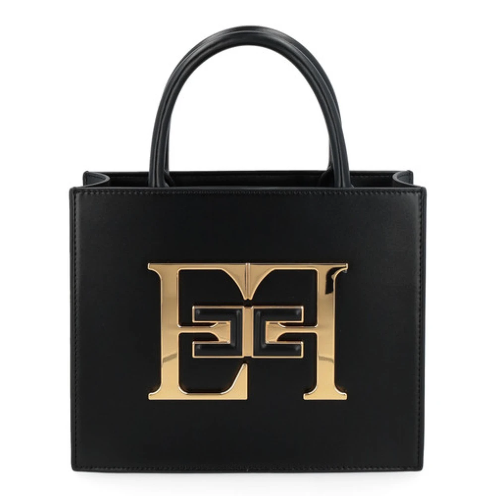 Elisabetta Franchi Zwarte Tas EF Black Dames