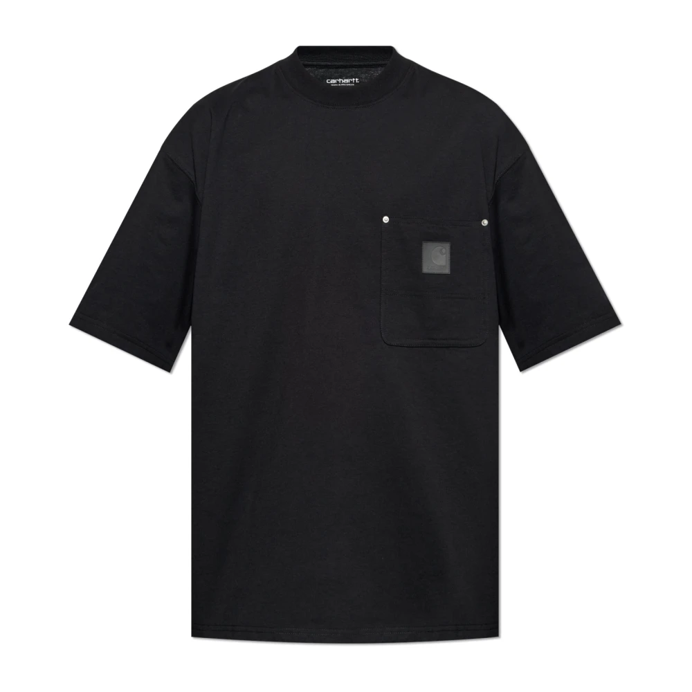 Carhartt WIP T-shirt met zak Black Heren