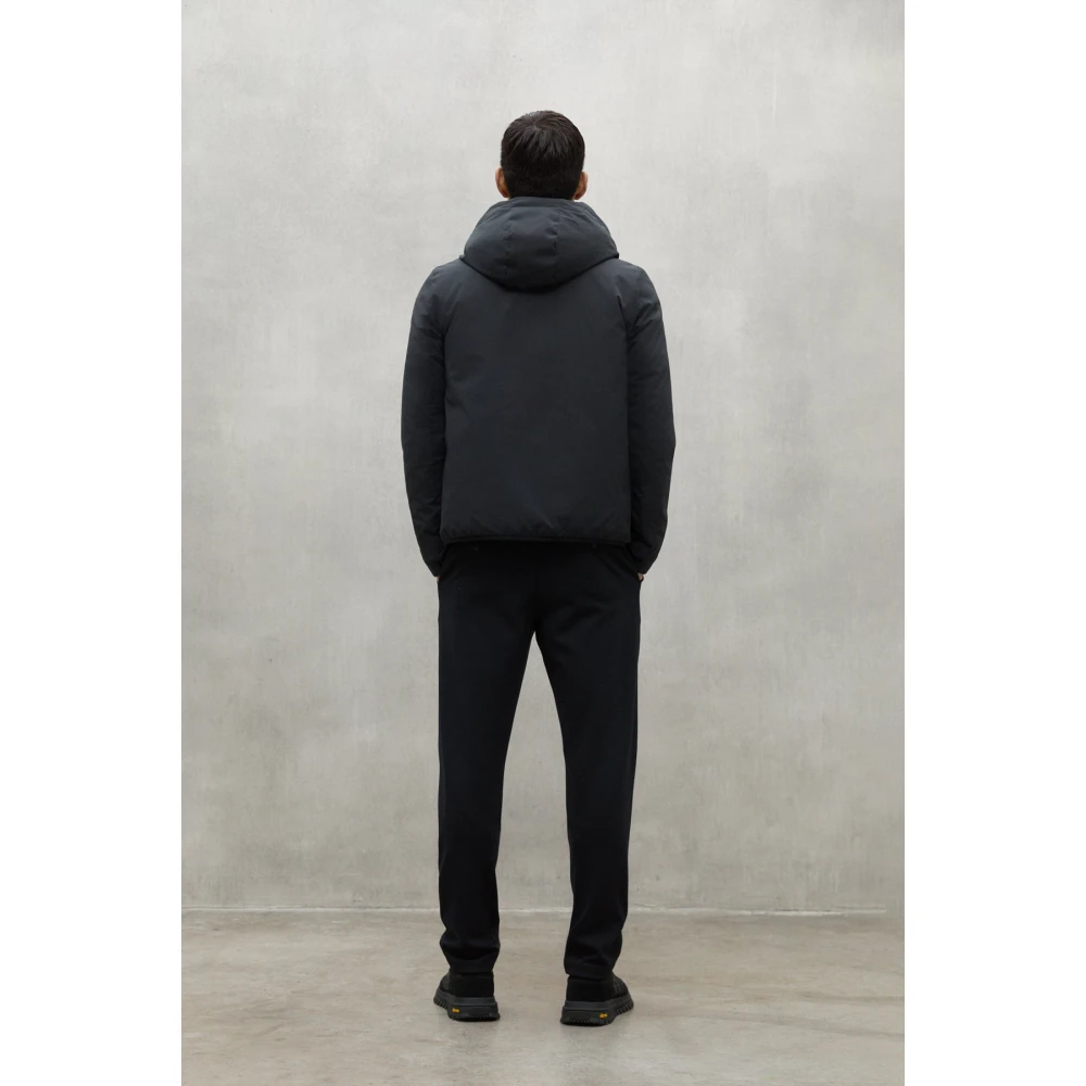 Ecoalf Zwarte Jas Black Heren