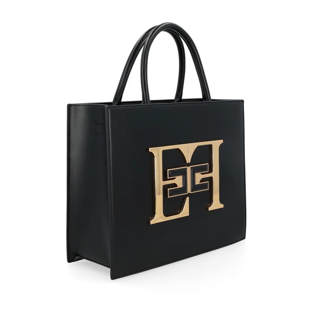 Elisabetta Franchi Zwarte Tas Bs05A46E2-110 Black Dames