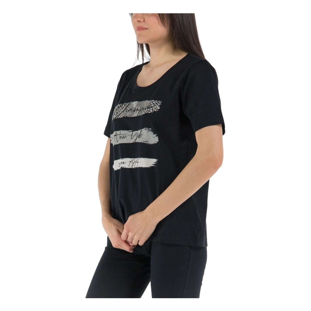Champion T-shirt Black Dames