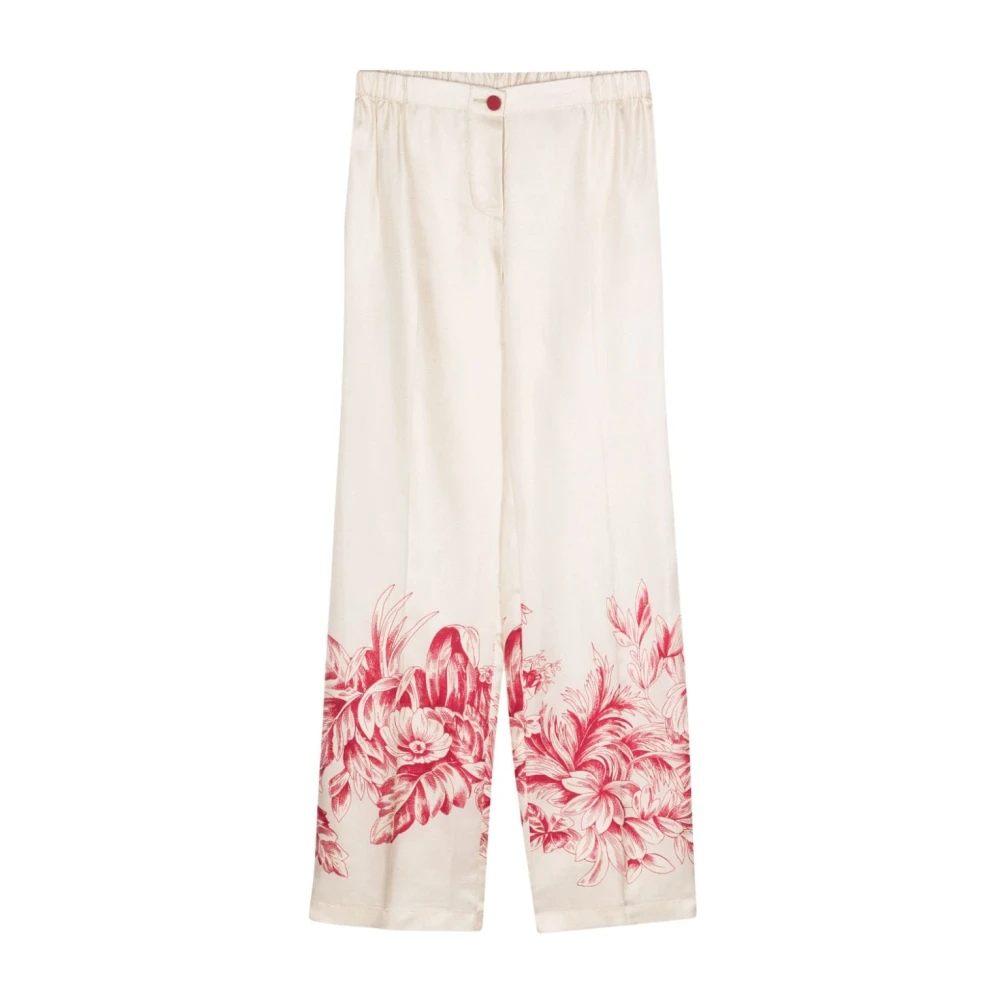 F.r.s For Restless Sleepers Wide Trousers Pink Dames
