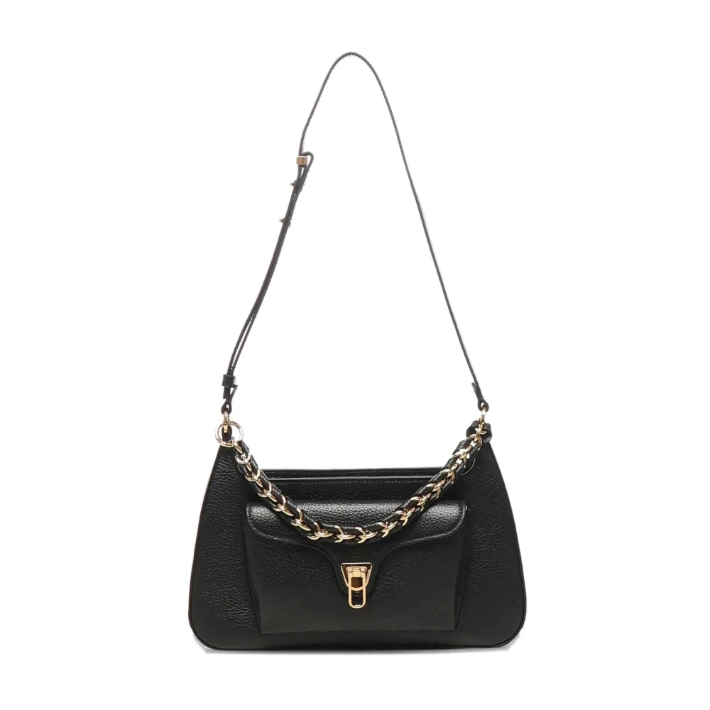 Coccinelle Women's Black Shoulder Bags, One Size, Beat Generation Shoulder Bag