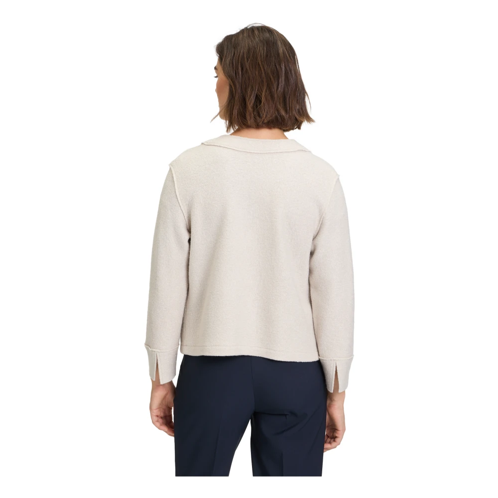 Betty Barclay Casual Blazerjas met Zakken Beige Dames