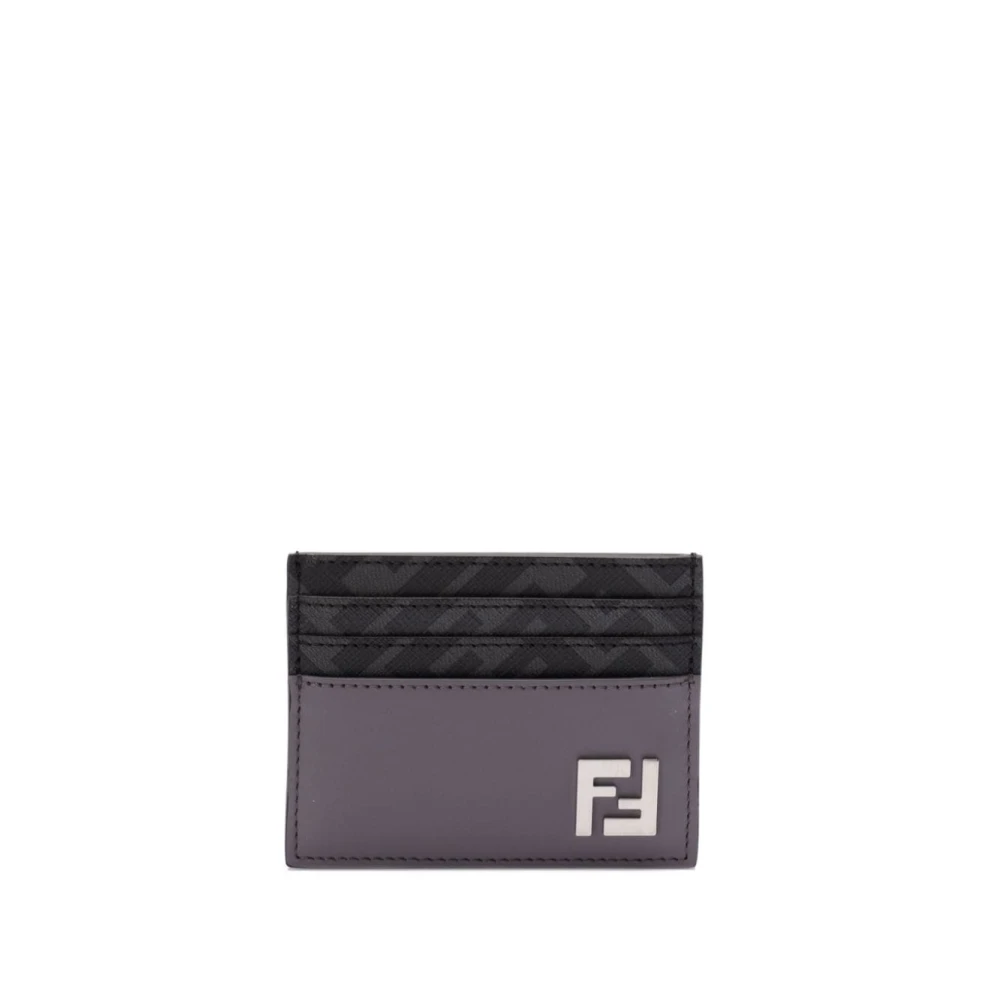 Fendi Zwarte Portemonnees voor Mannen Black Heren