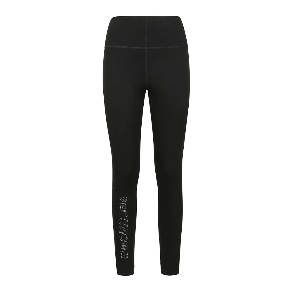 Moncler Stijlvolle Leggings voor Vrouwen Black Dames