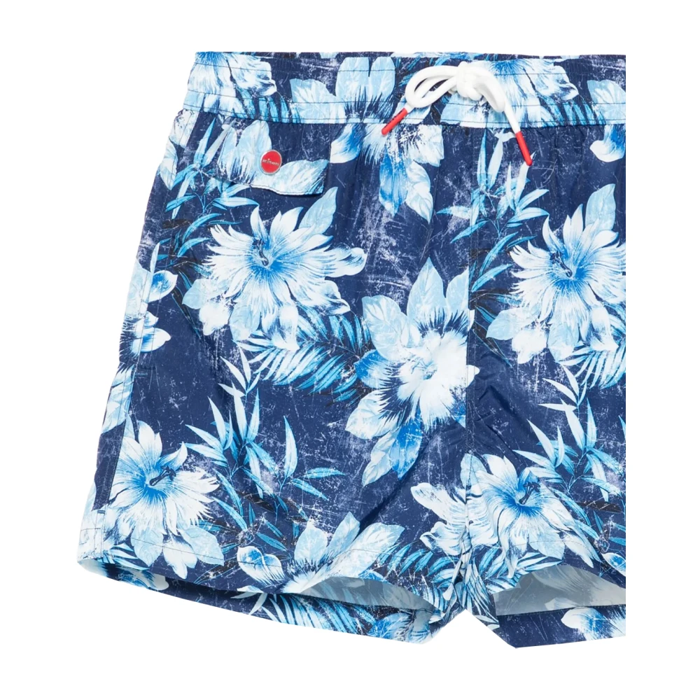 Kiton Blauwe Strandkleding voor Mannen Blue Heren