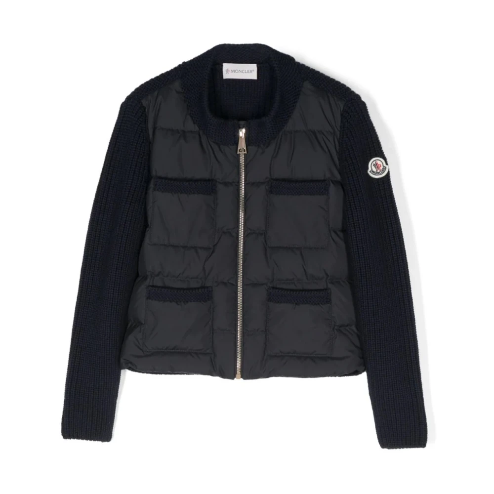 Moncler Färgglad Barn Cardigan Jacka Black, Pojke