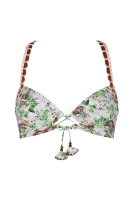 Tropisk Tiger Bikini Topp