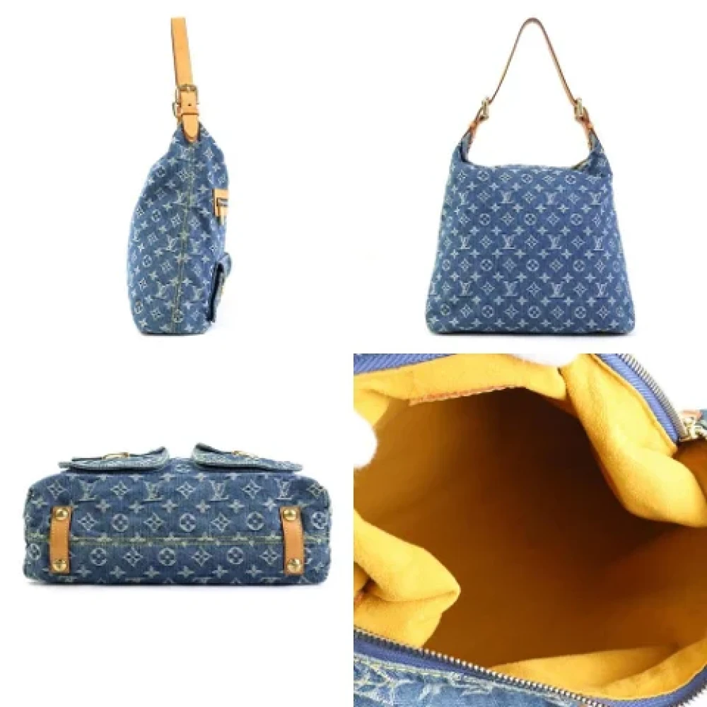 Louis Vuitton Vintage Pre-owned Denim louis-vuitton-bags Blue Dames