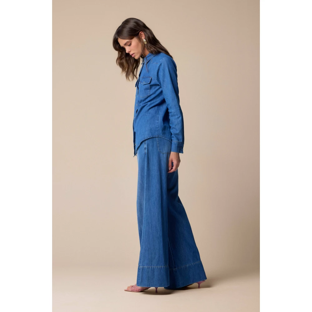 Kocca Stijlvolle Denim Jassen voor jou Blue Dames