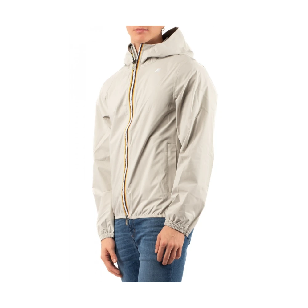 K-way Stijlvolle Lichtgewicht Jas Beige Heren