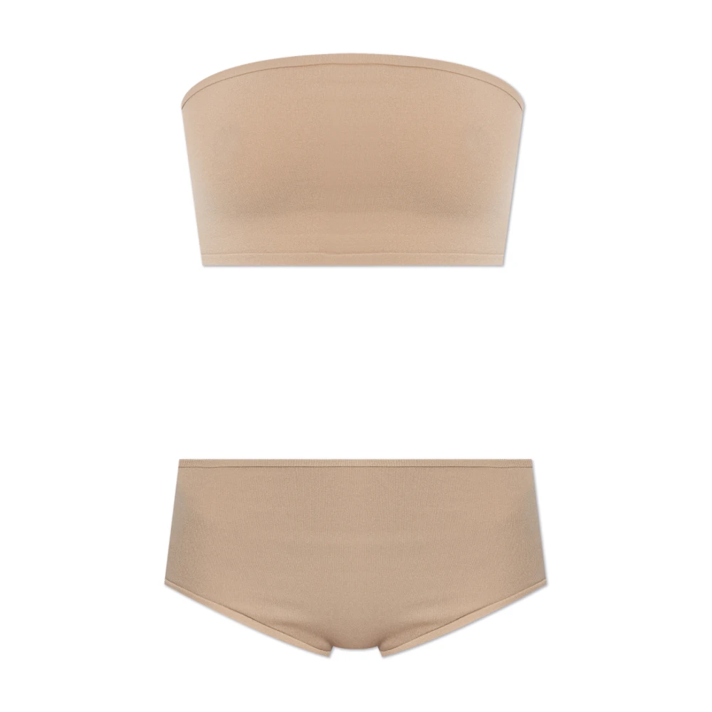 Alaïa Set: beha en slip Beige Dames
