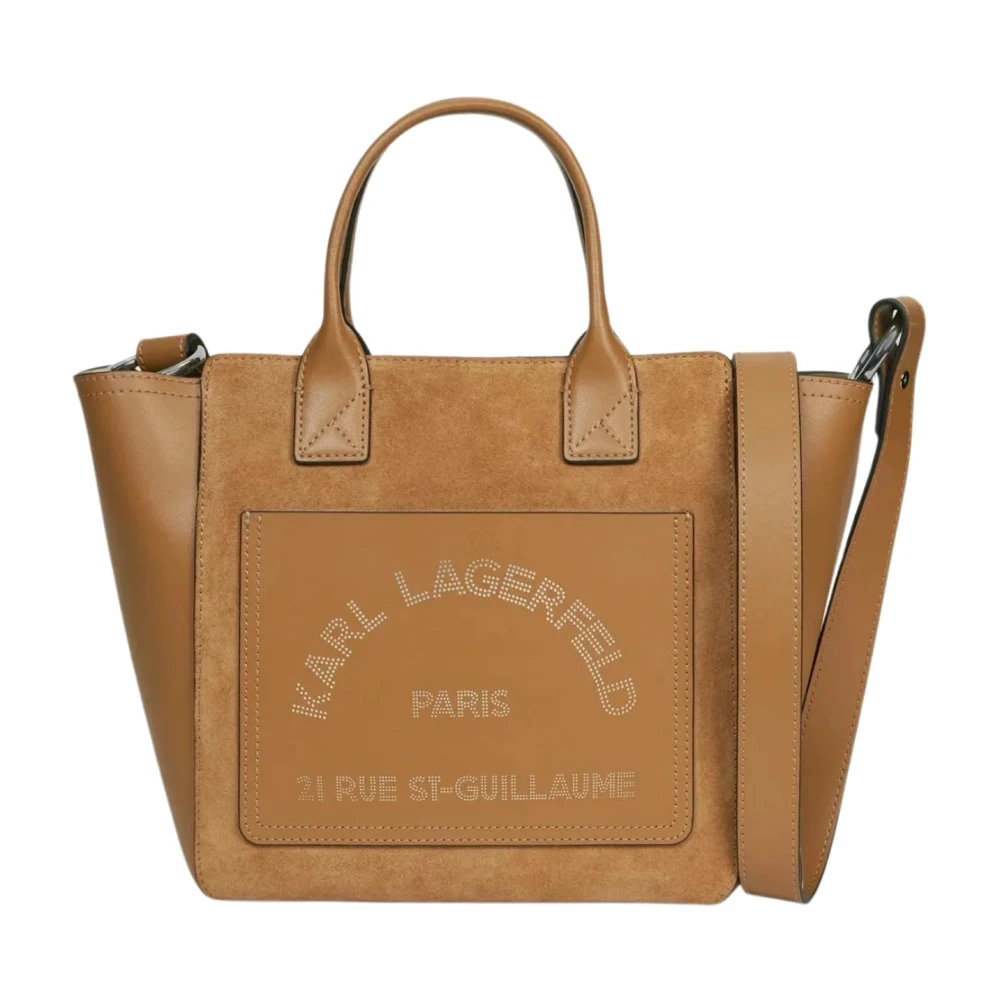 Karl Lagerfeld Brown Handbags, Female, One Size, K/Daily Tote
