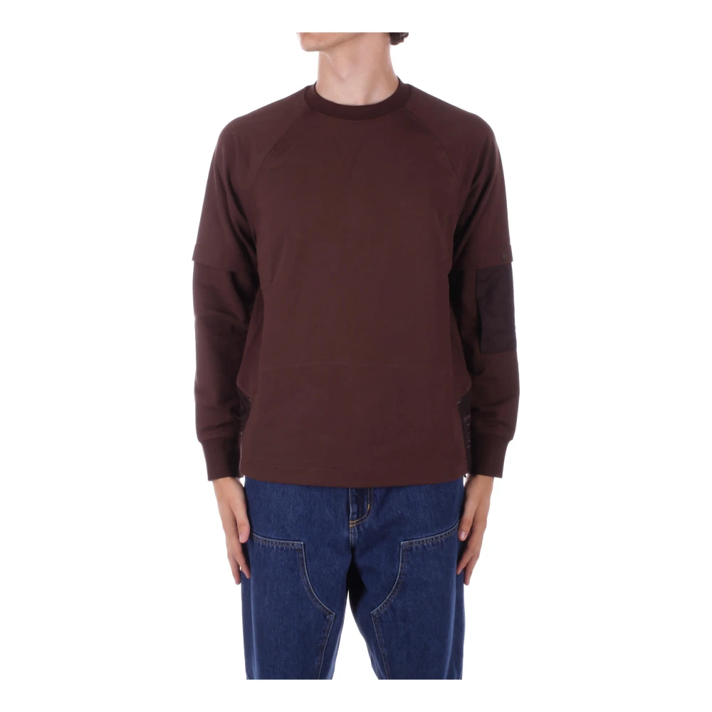 C.P. Company Bruine Metropolis Sweater met Unieke Zakken Brown Heren