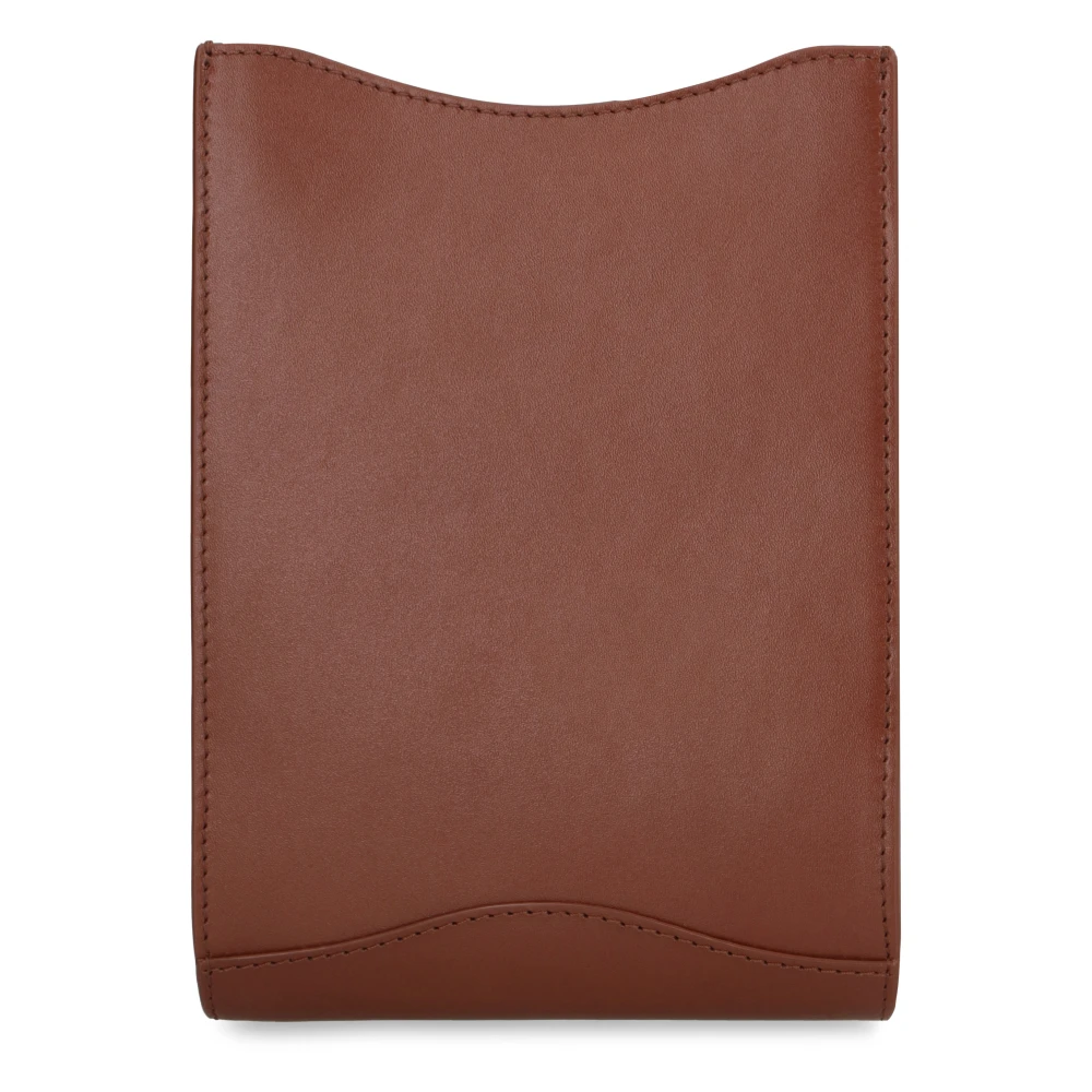 A.p.c. Leren Crossbody Tas met Verstelbare Band Brown Dames