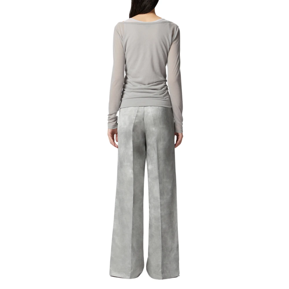 pinko Grijze Gebreide Trui Donker Licht Grijs Gray Dames