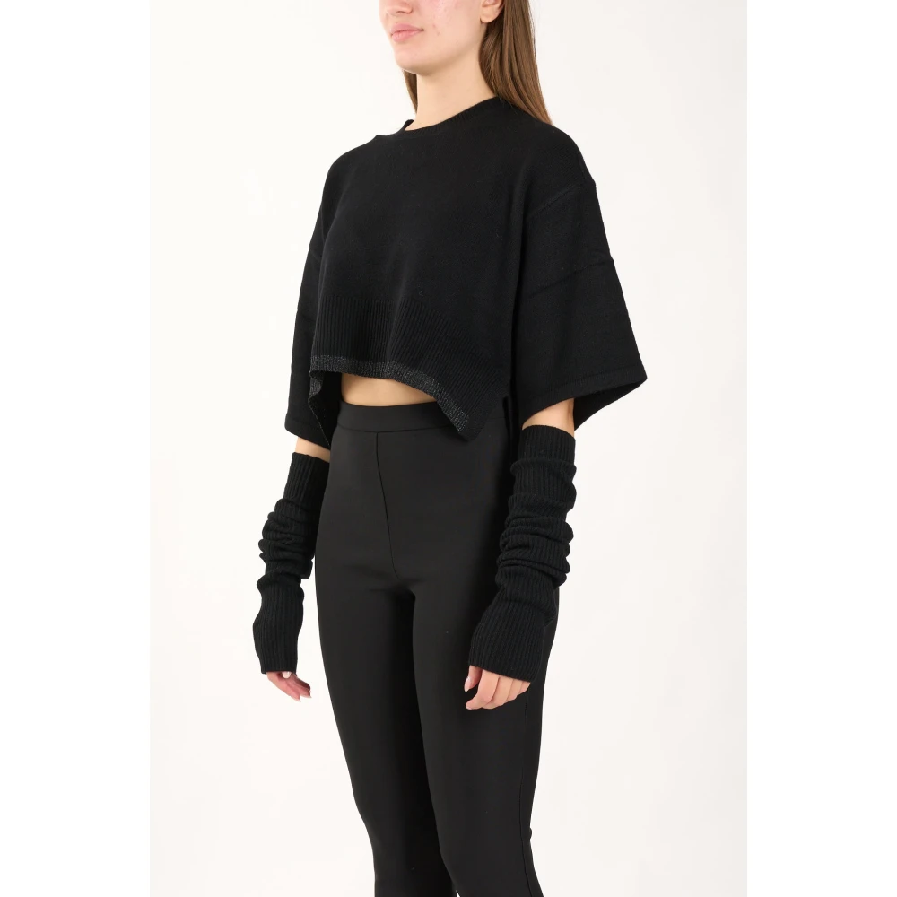 pinko Kasjmier wollen trui Sorbato model Black Dames