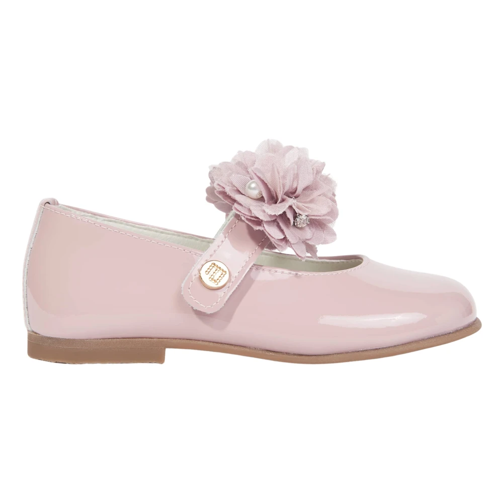 Andanines , Kids Ballerina Shoes, Female, Pink, 23 Eu, Flower Pump