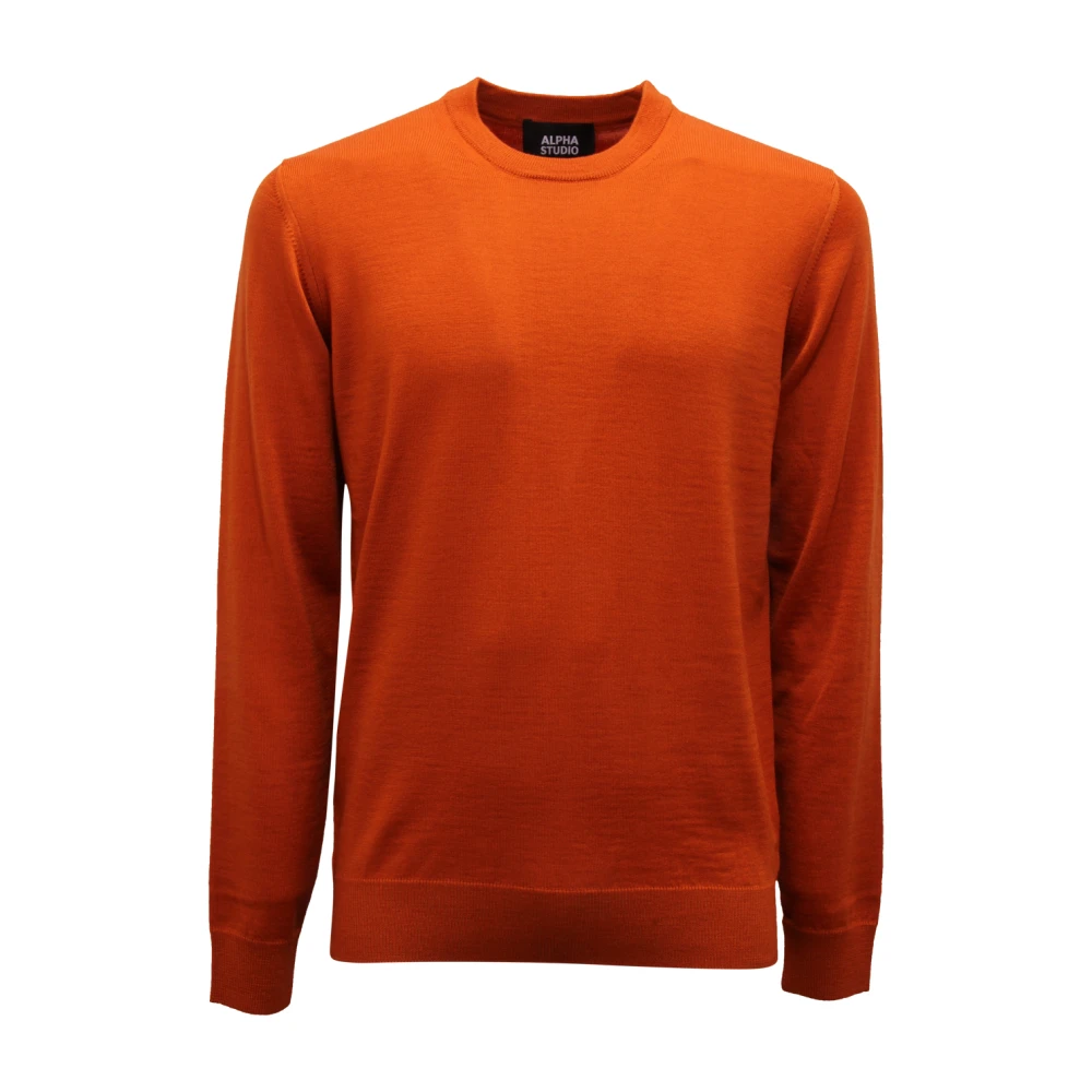 Alpha Studio Uomo Arancione Maglie, L, New,