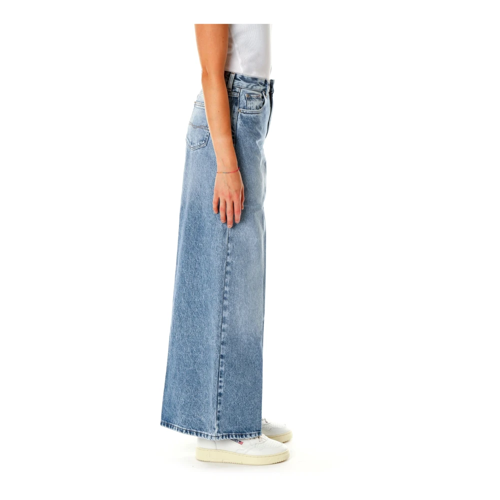 Pepe Jeans Wide Leg High Waist Jeans Blue Dames