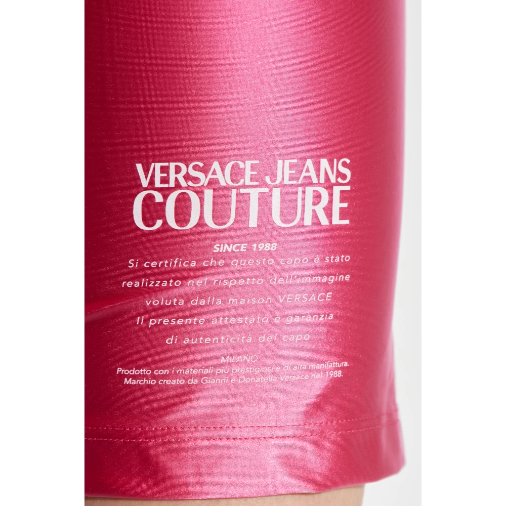 Versace Jeans Couture Korte leggings Pink Dames