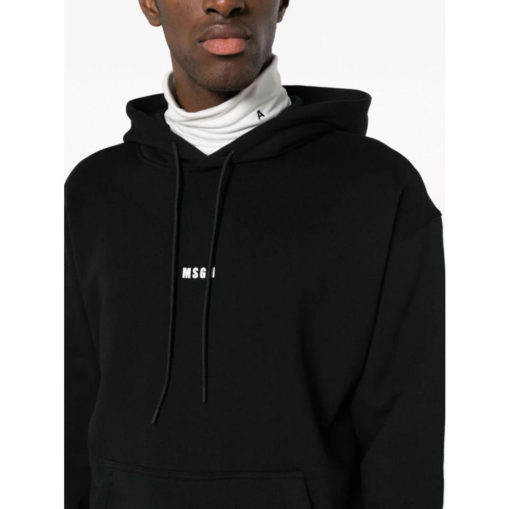 Msgm Zwarte Sweaters Collectie Black Heren