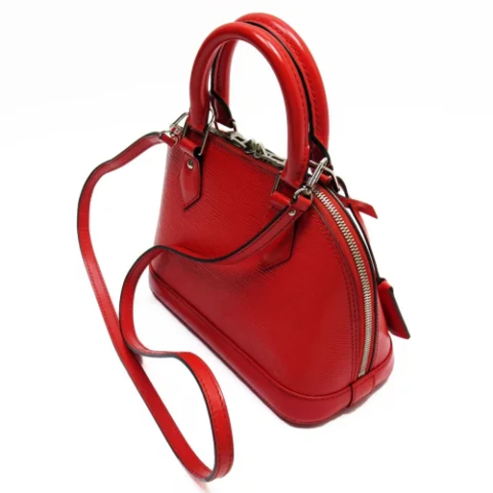Louis Vuitton Vintage Pre-owned Leather handbags Orange Dames