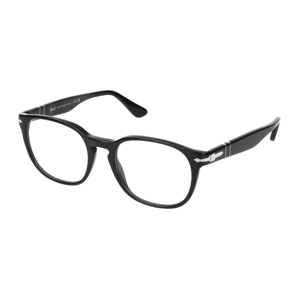 Persol Men's Black Glasses, 52 Mm, Stylish Eyeglasses