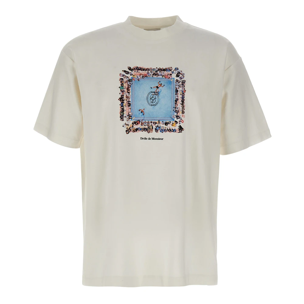 Drole De Monsieur Uomo Bianco - T-Shirt Boxers Ring - Tops - S - Immagine 4