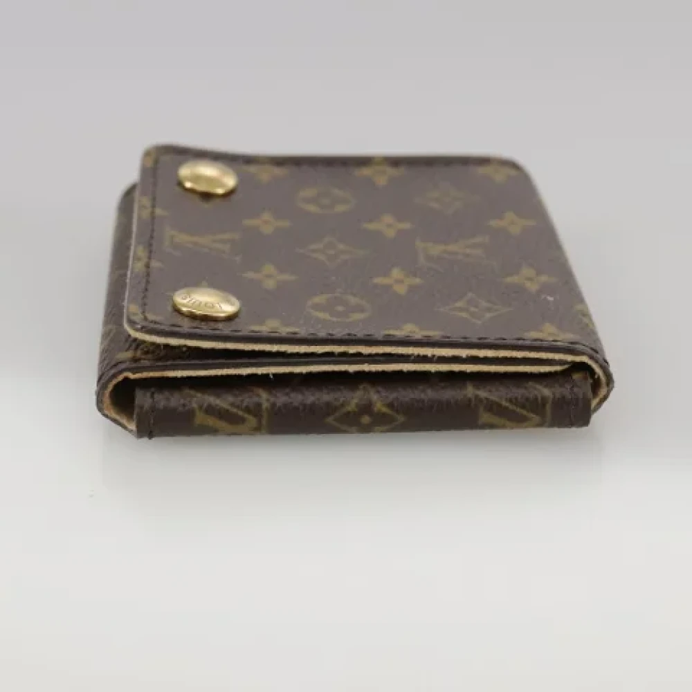 Louis Vuitton Vintage Pre-owned Canvas wallets Brown Dames