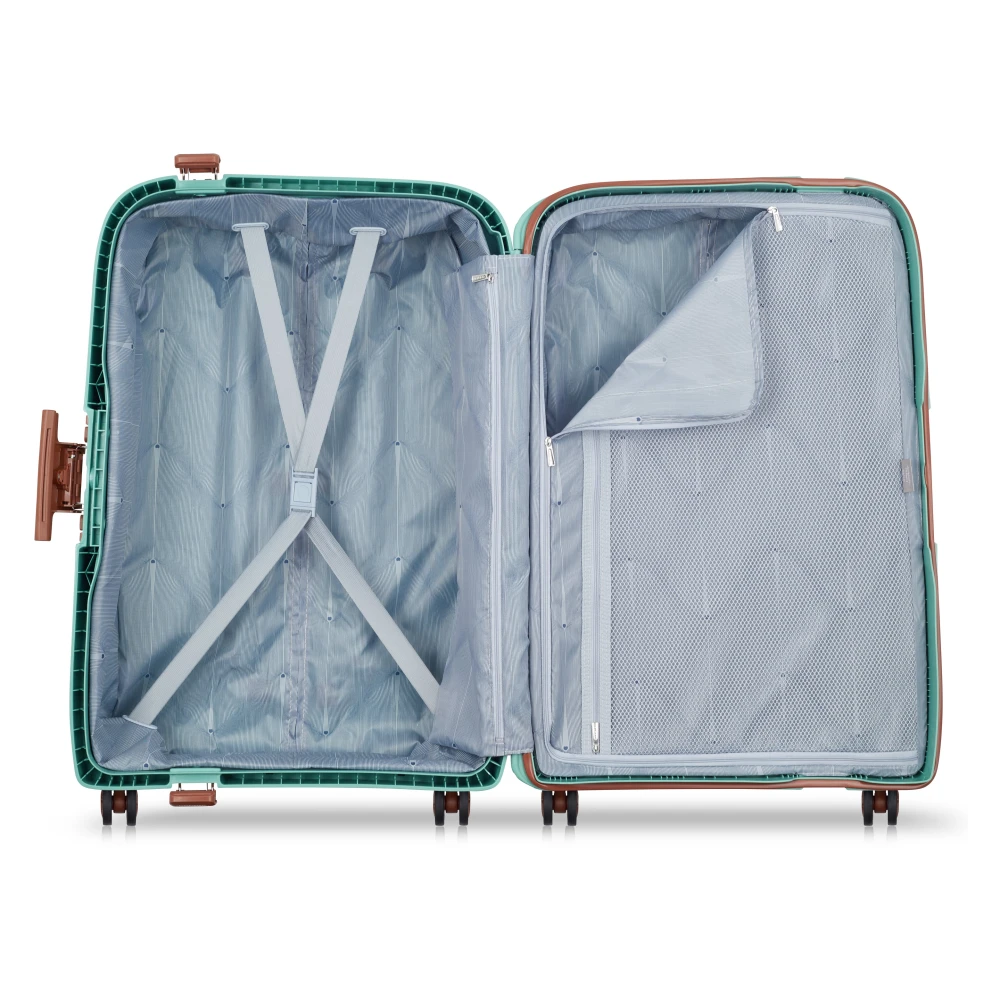 Delsey Almond Spinner Koffer met TSA-slot Green Unisex
