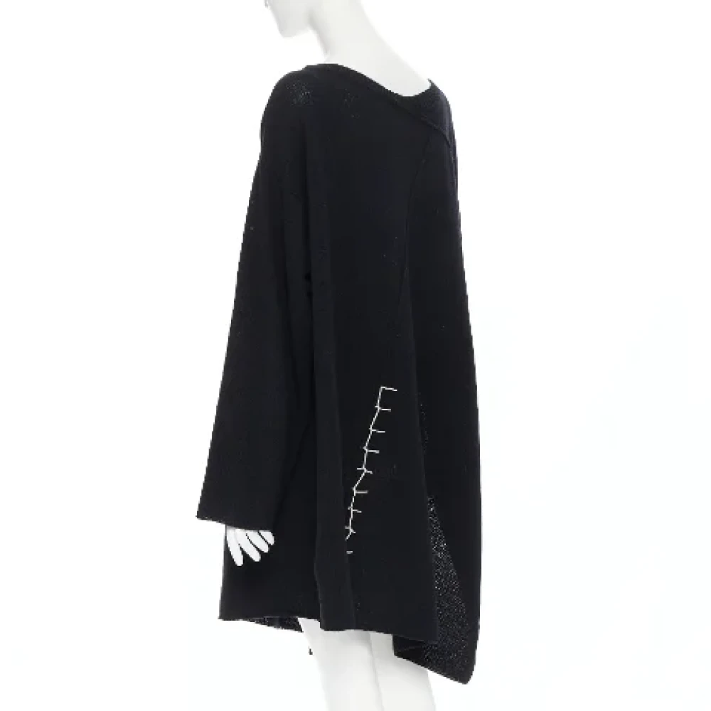 Yohji Yamamoto Pre-owned Wool tops Black Dames