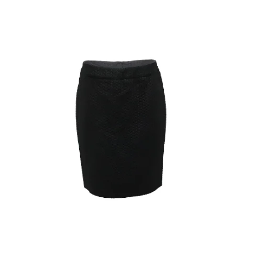 Armani Pre-owned Polyester bottoms Black Dames