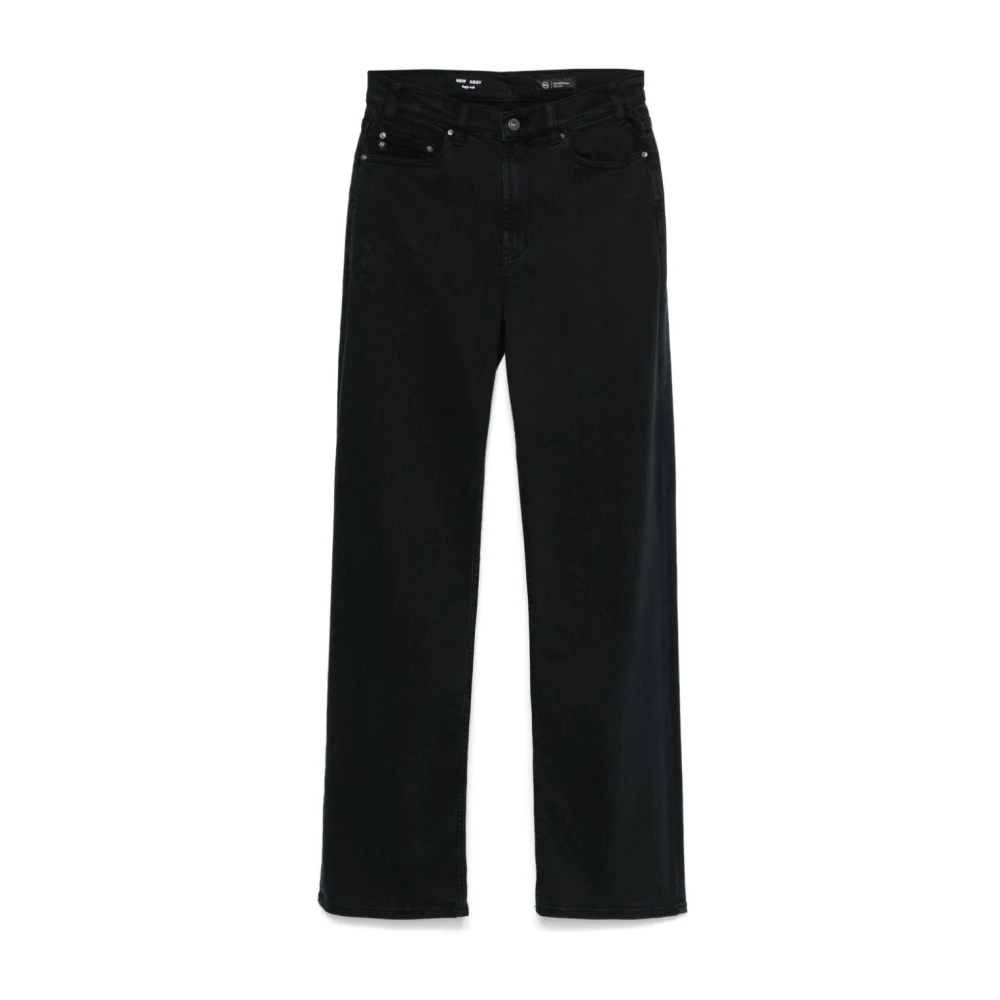 Adriano goldschmied Zwarte Wide Leg Denim Jeans Black Dames