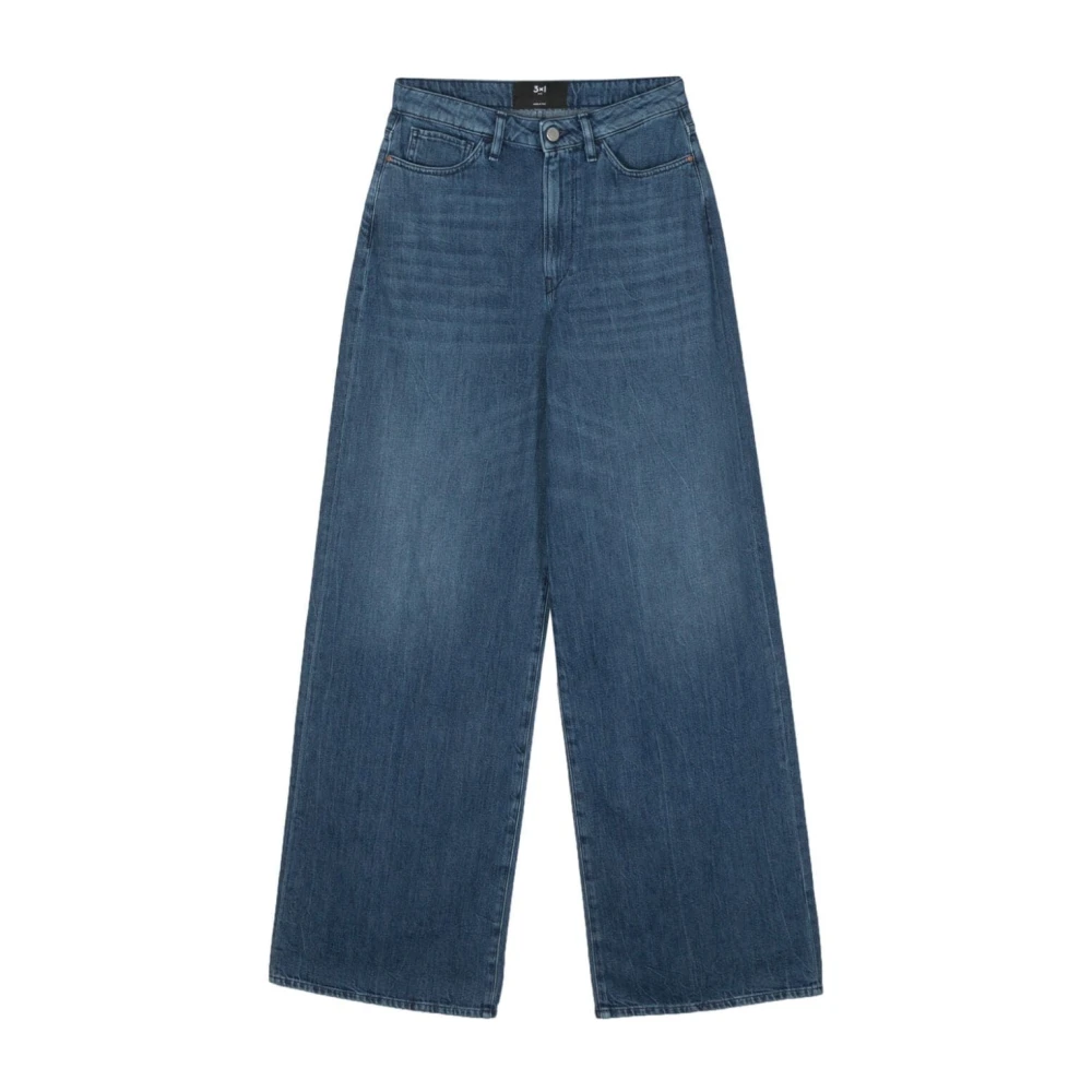 3X1 Midstone Flip Jean Blue Dames