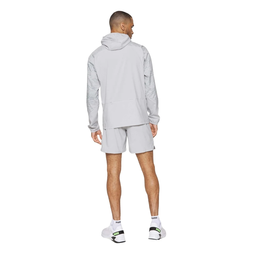 Puma Hardloop Grafische Jas Gray Heren